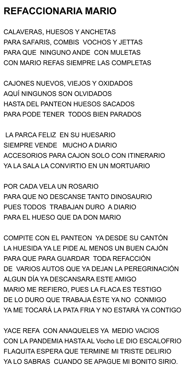 Calaverita mandada por Felipe de Jesus Monterrubio Morales, de Zapopan, Jalisco